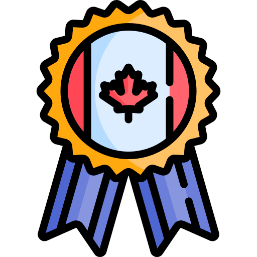 Badge maple leaf leaf national icon