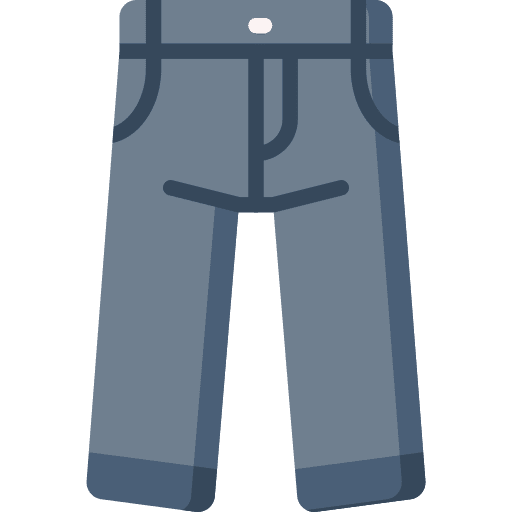 Trousers jeans garment trouser icon