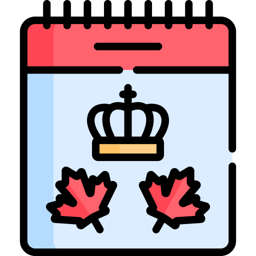 Victoria day victoria day time calendar icon
