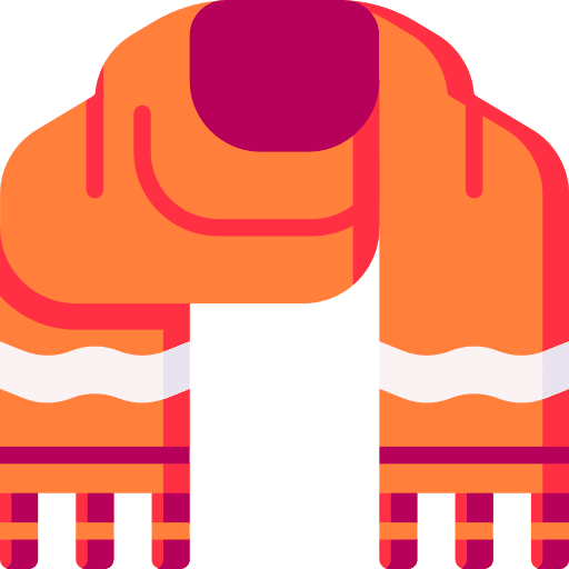 Scarf garment scarf autumn icon Scarf garment scarf autumn icon