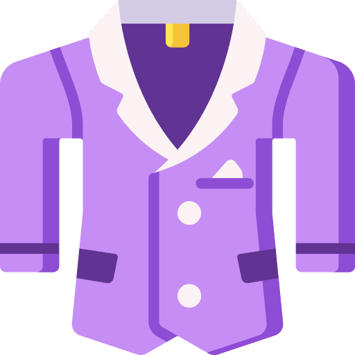 Jacket elegant fashion clothing icon Jacket elegant fashion clothing icon