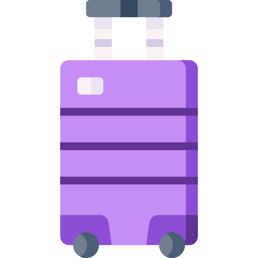 Luggage holidays trolley transport icon Luggage holidays trolley transport icon