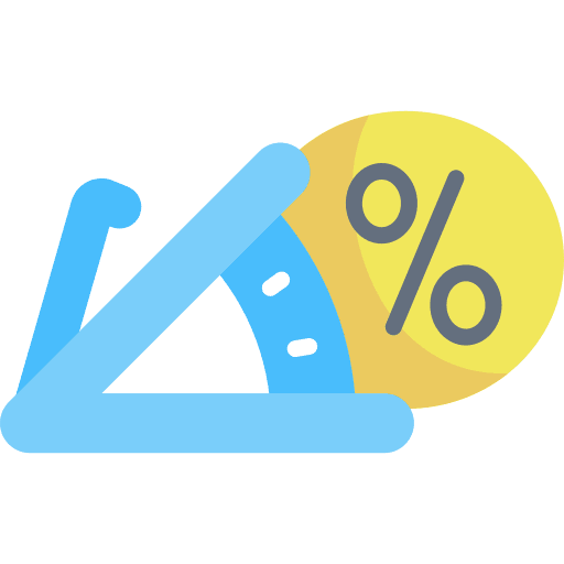 Body fat measure body fat percentage icon