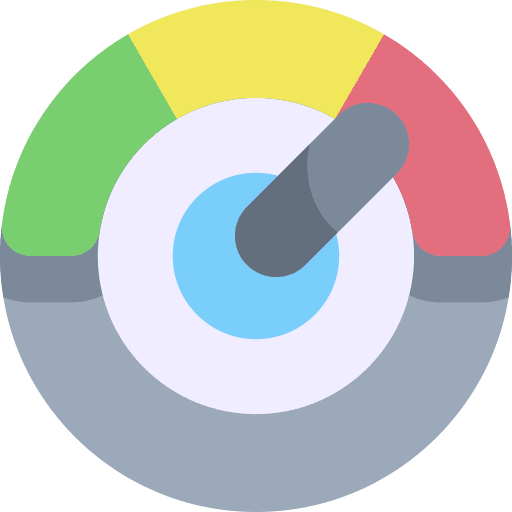 Difficulty meter performance measure icon