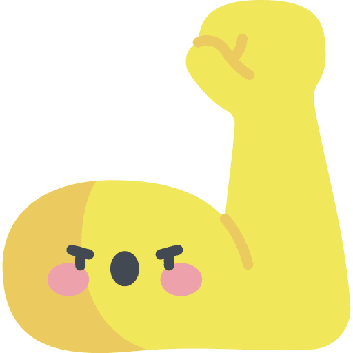 Arm strenght sports and competition muscle icon Arm strenght sports and competition muscle icon