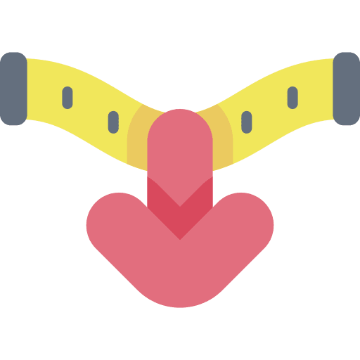 Lose weight healthy body caliper icon Lose weight healthy body caliper icon