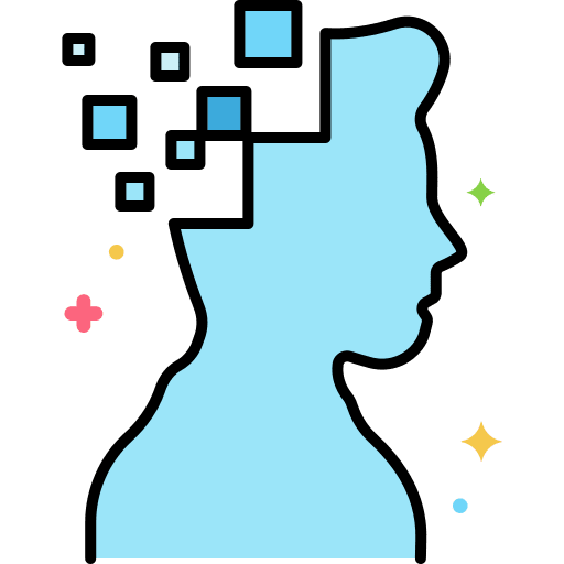 Alzheimer psychiatry help mental icon