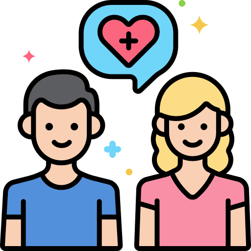 Counselling counselling couple therapy icon