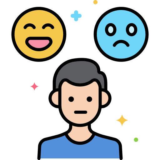 Personality help psychology emotion icon