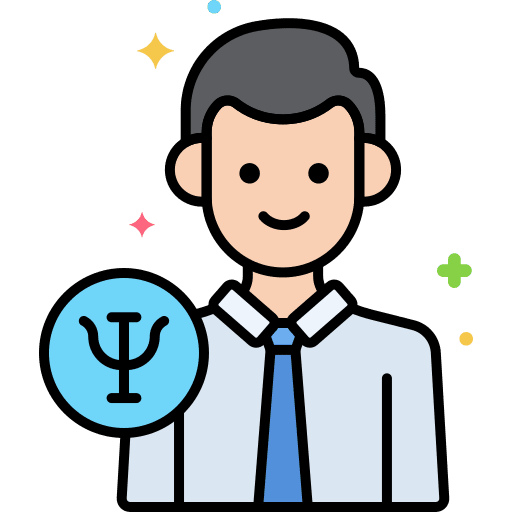 Psychologist mental male mental disorder icon