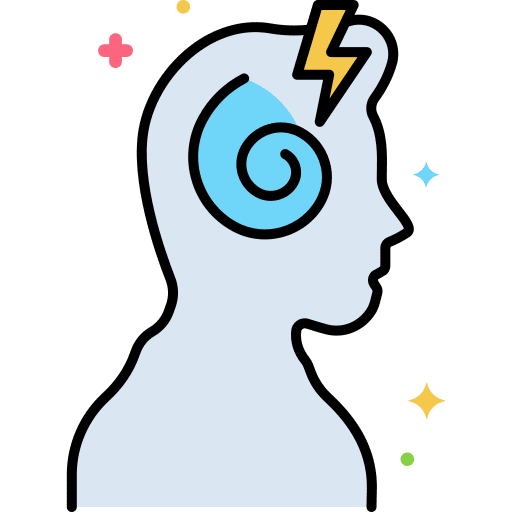 Anxiety healthcare and medical sad tension icon