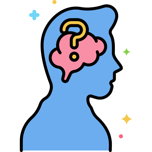 Doubt user doubt education icon
