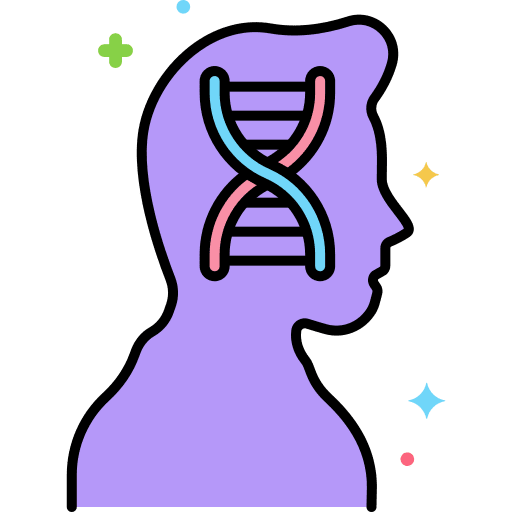 Biological structure dna structure science icon