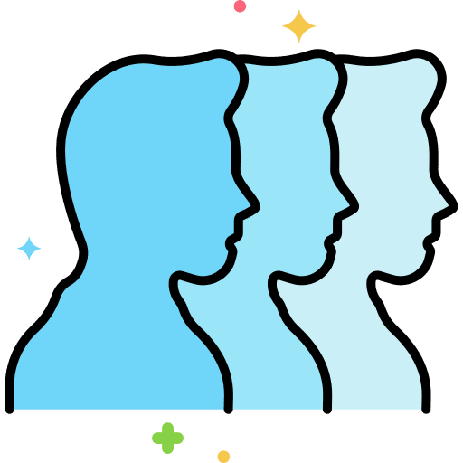 Dissociative identity disorder mental psychology brain icon