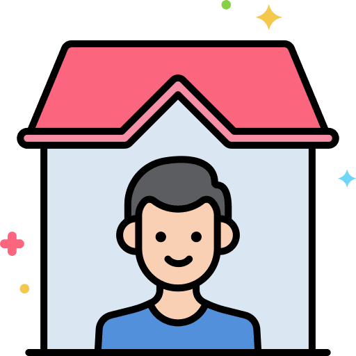 Isolation isolated healthcare and medical stay home icon