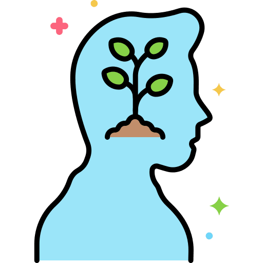 Mental balance emotional sprout personal icon