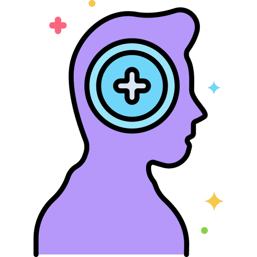 Mental health help mental health psychology icon