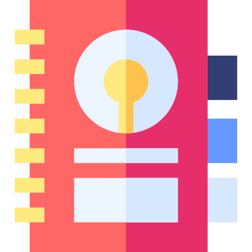 Address book communications address book phonebook icon