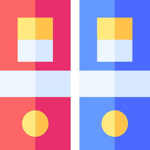 Binders files and folders archive shelf icon