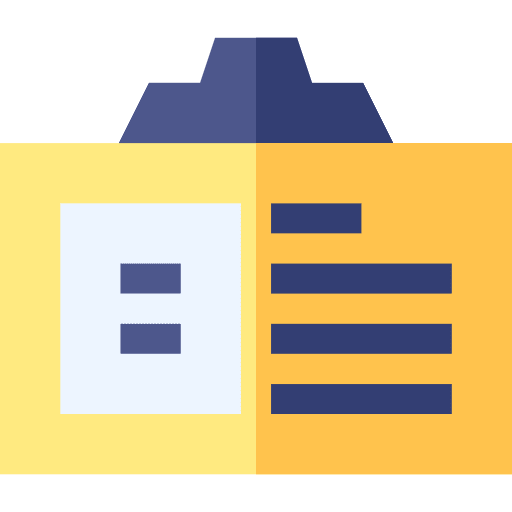 Id card id card user identity icon