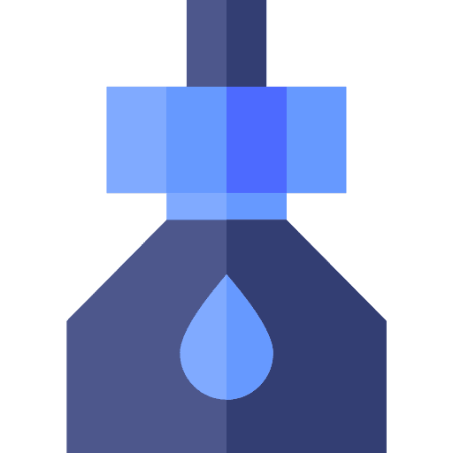Ink office material education bottle icon