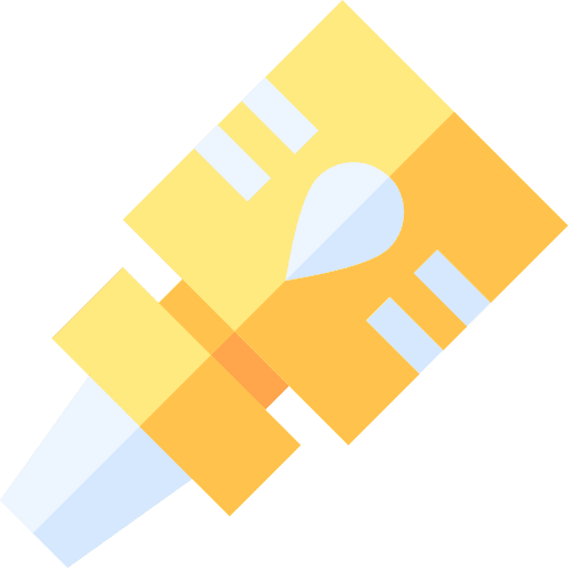 Liquid glue education school material crafts icon