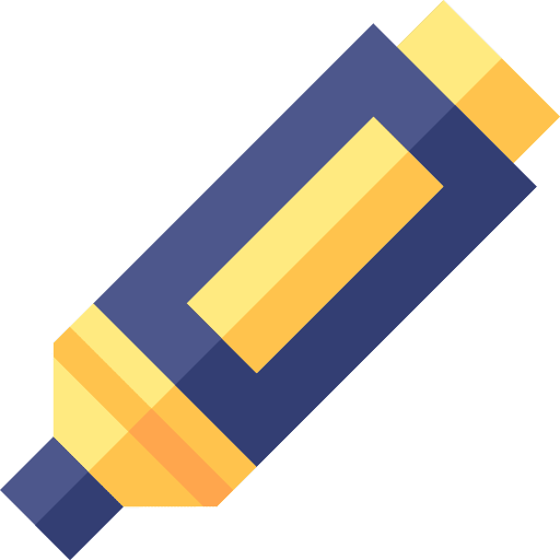 Marker office material school material education icon