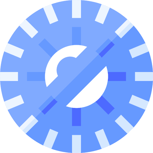 Protractor measure protractor school material icon