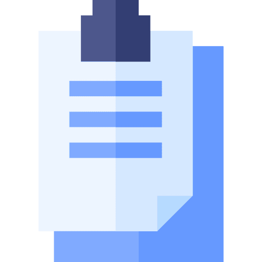 Clipboard clipboard paper sheet files and folders icon