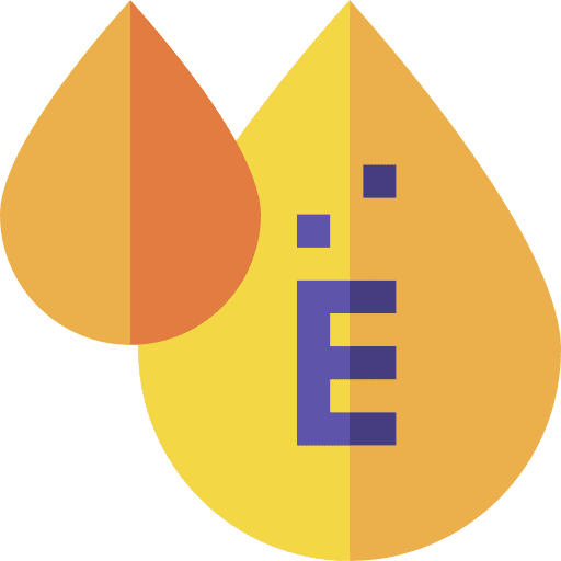 Vitamin e healthcare and medical healthcare oil icon