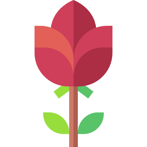 Red rose flower red rose blossom icon Red rose flower red rose blossom icon