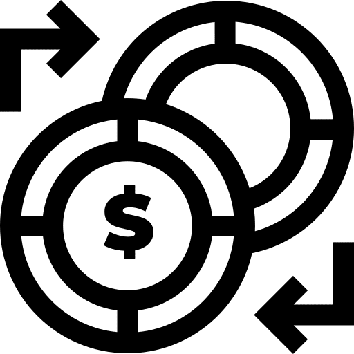 Money money exchange arrow icon Money money exchange arrow icon