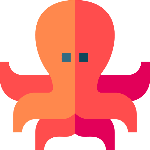 Octopus cephalopod octopus invertebrate icon