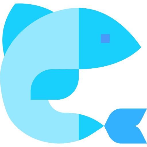 Trout trout aquatic seafood icon
