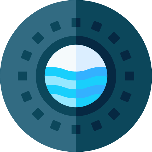 Porthole window ocean sea icon Porthole window ocean sea icon