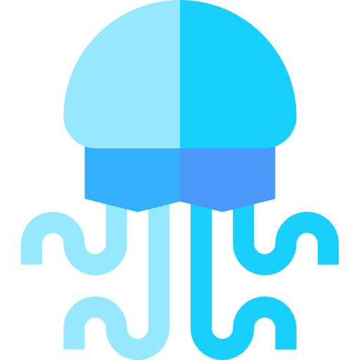 Jellyfish animal kingdom sea life jellyfish icon Jellyfish animal kingdom sea life jellyfish icon