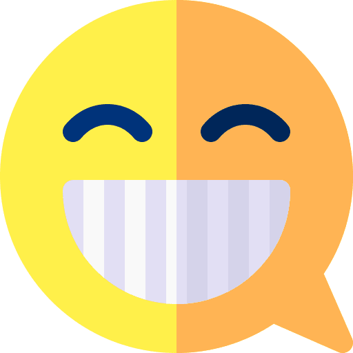 Happy speech bubble chat smiley icon Happy speech bubble chat smiley icon