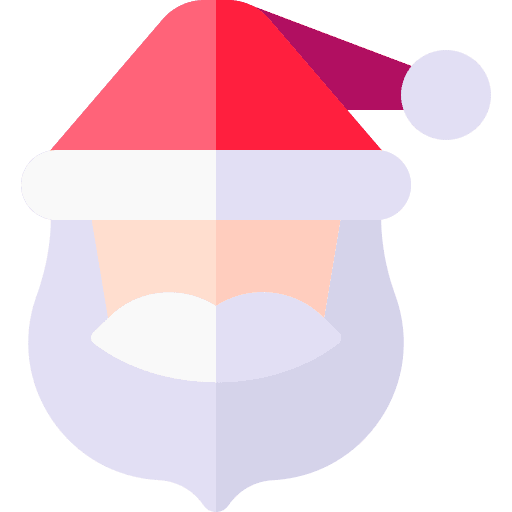 Santa claus character father christmas xmas icon Santa claus character father christmas xmas icon