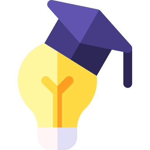 Learning innovation creativity education icon Learning innovation creativity education icon