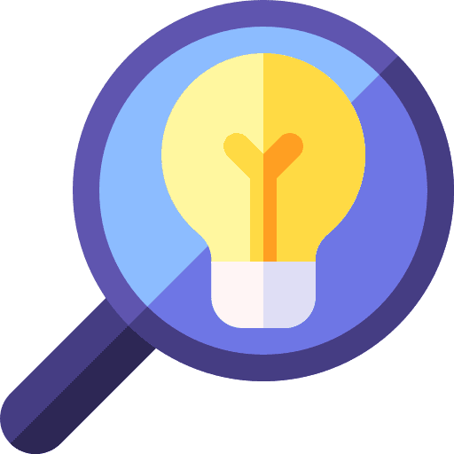 Inspiration light bulb ui idea icon Inspiration light bulb ui idea icon