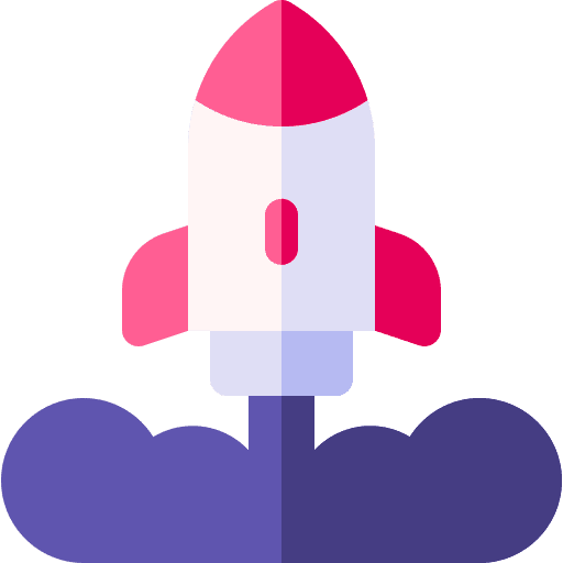 Spaceship transport startup spacecraft icon Spaceship transport startup spacecraft icon