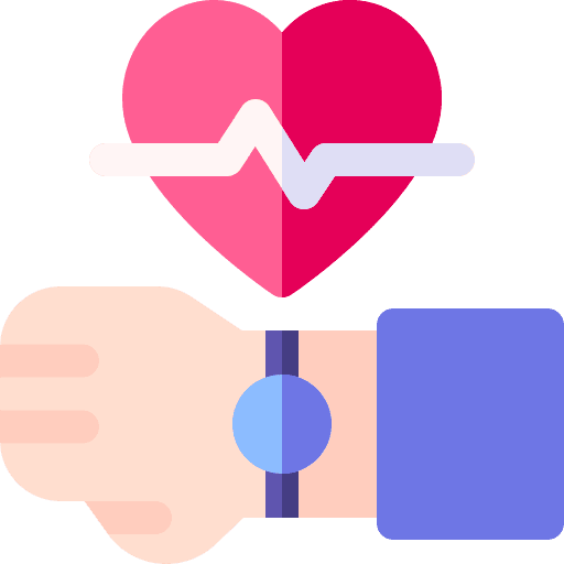 Wearable technology wearable healthcare and medical electronics icon Wearable technology wearable healthcare and medical electronics icon