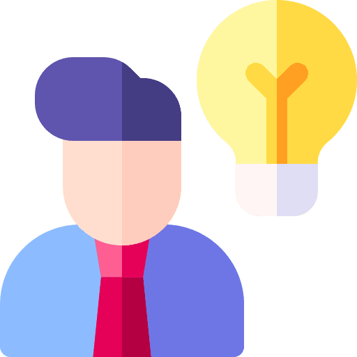 Man avatar creativity business and finance icon Man avatar creativity business and finance icon