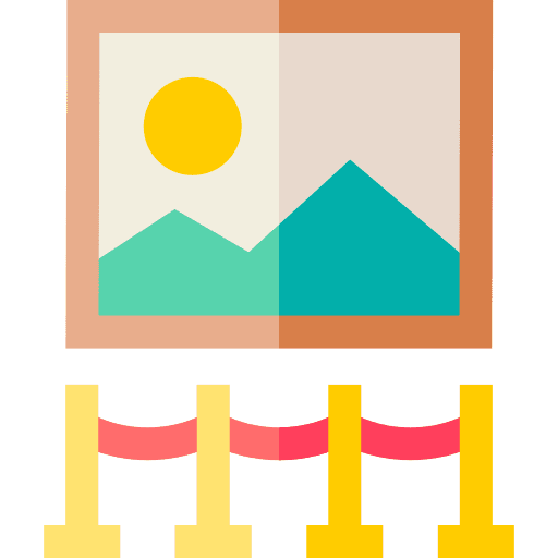 Museum artistic art museum icon