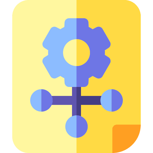Project project management cogwheel icon Project project management cogwheel icon