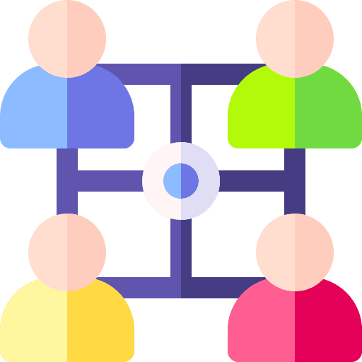 Team connection group networking icon Team connection group networking icon