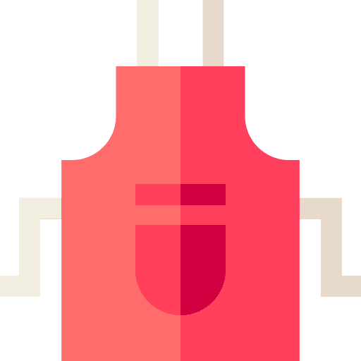 Apron food and restaurant wear protection icon Apron food and restaurant wear protection icon