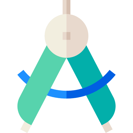 Compass compass geometry draw icon Compass compass geometry draw icon