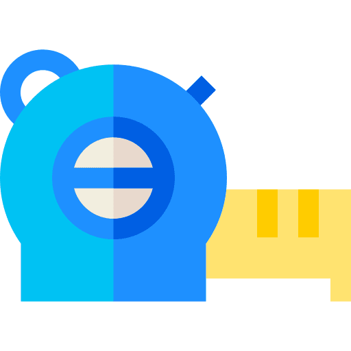Meter measurement construction and tools work tool icon Meter measurement construction and tools work tool icon