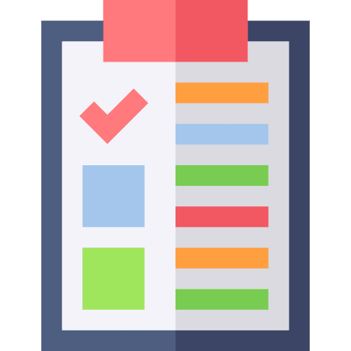 Pass tick check list criteria icon